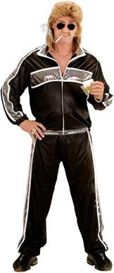 80's Tracksuit Black Costume