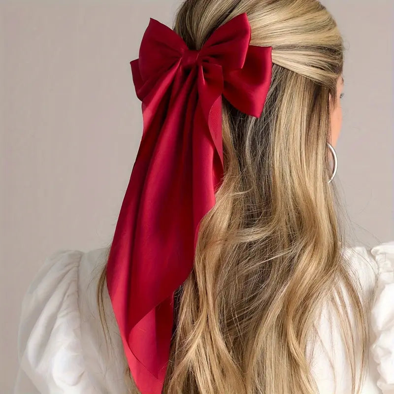 🌟New🌟 Large Satin Hair Bow