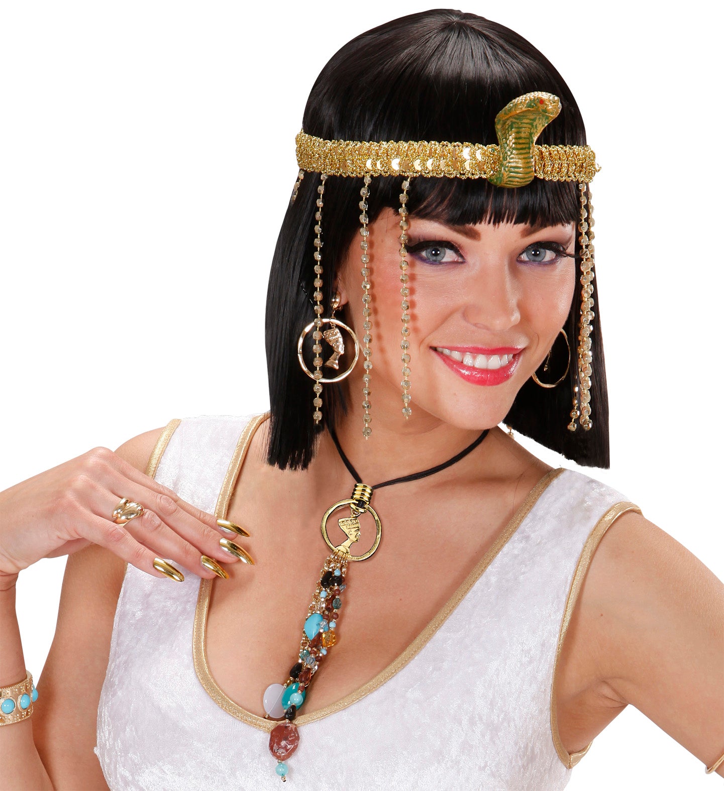 Egyptian Nefertiti Jewellery Set Deluxe