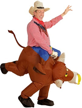 Inflatable Ride on Bull Costume