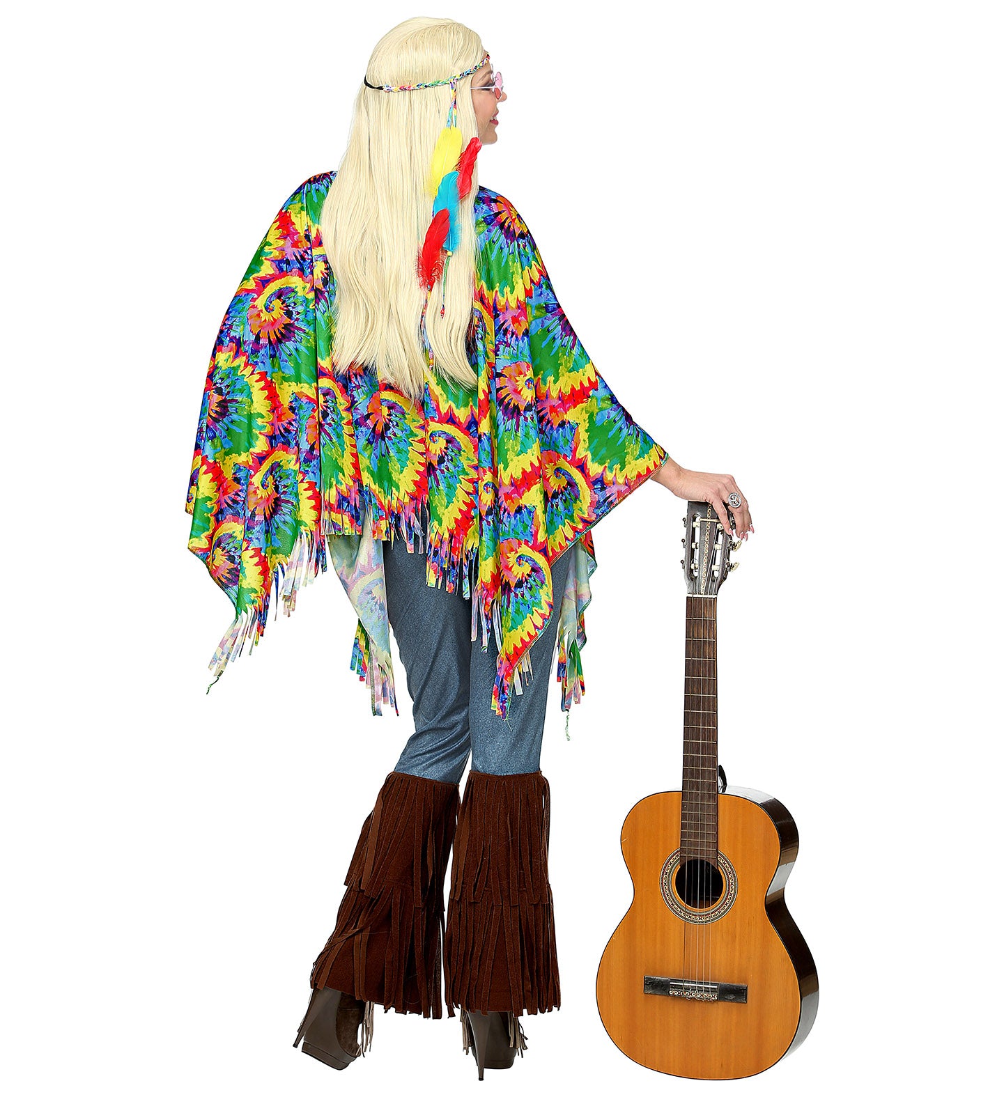 Hippie Poncho and Headband Costume