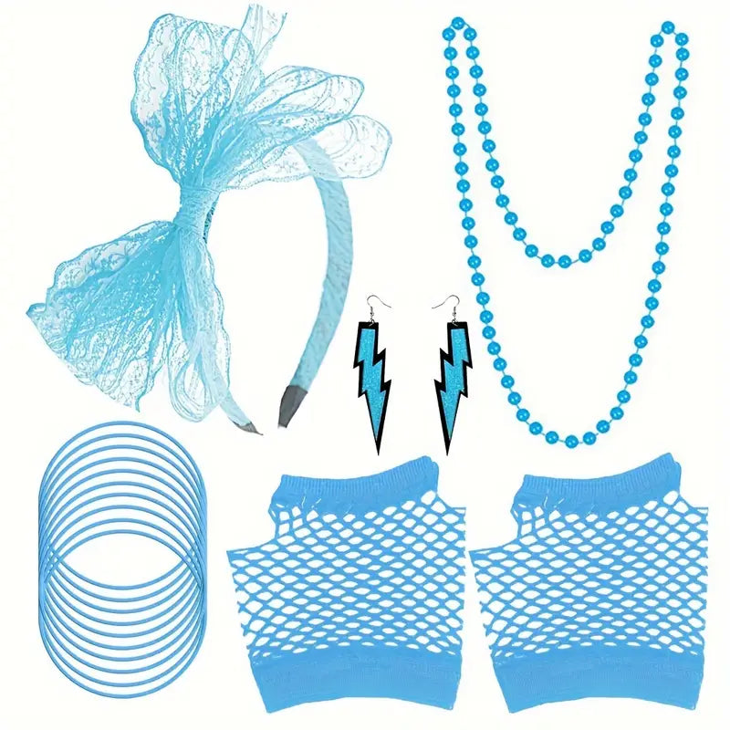 80's Retro Girl Instant Kit Light Blue