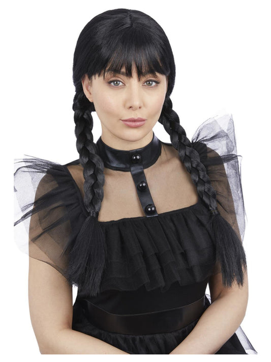 Gothic School Girl Wig with Fringe