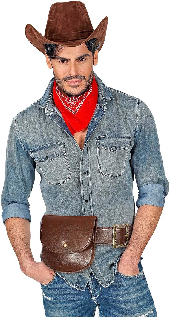 Leather Look Belt with Purse