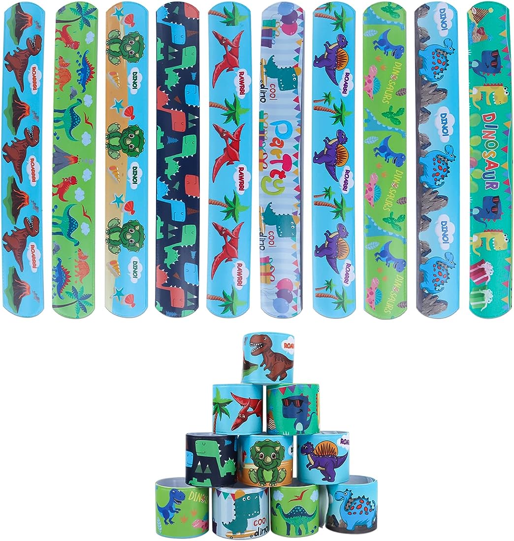 Snap band bracelet dinosaur