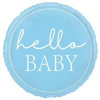 Hello Baby Girl/ Boy 18" Foil Balloon