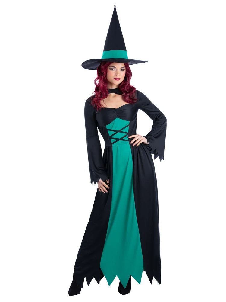 Bewitched Green Witch Costume