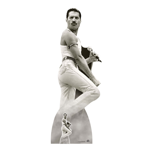 Freddy Mercury 1985 Live Aid Cardboard Cutout 179cm