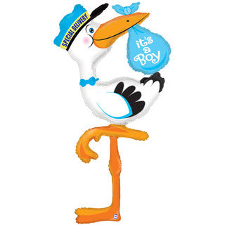 Baby Girl/ Boy Stalk Airwalker Foil Balloon