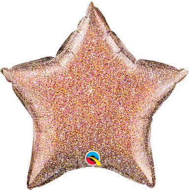 Plain Star Glitter 20" Balloon