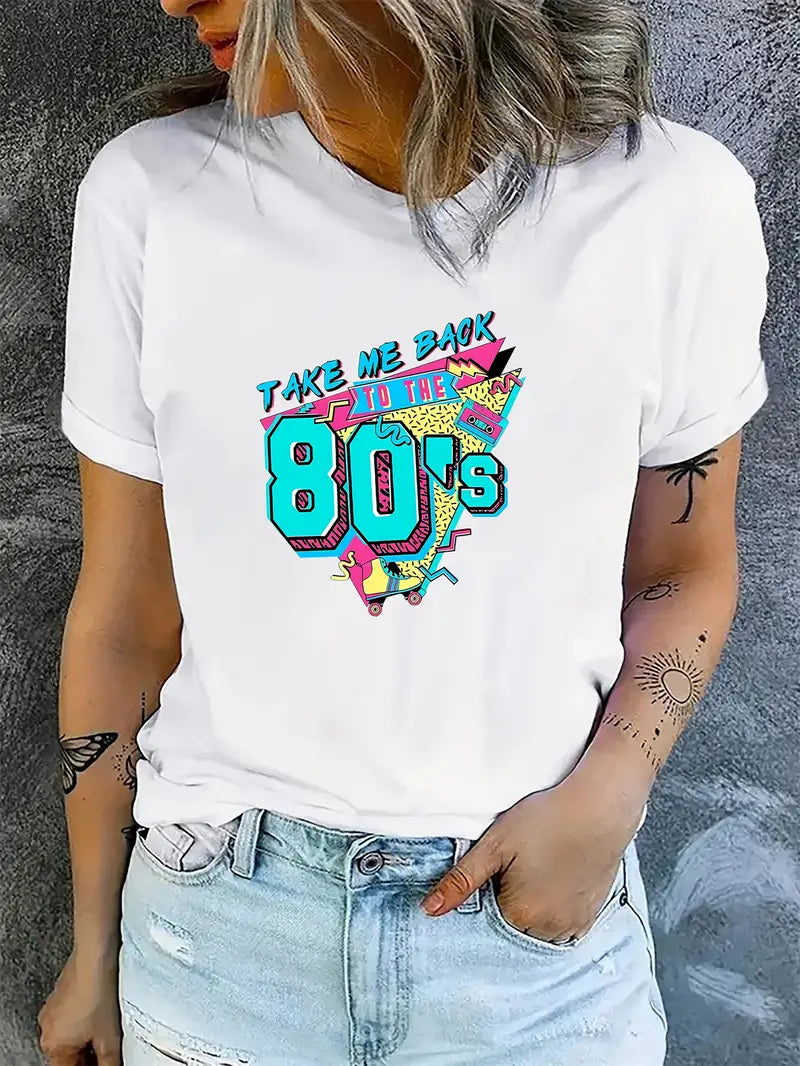 Retro 80's Tshirt Costume