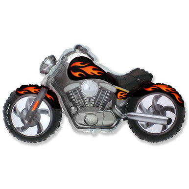 Flame Motorbike Supershape Balloon