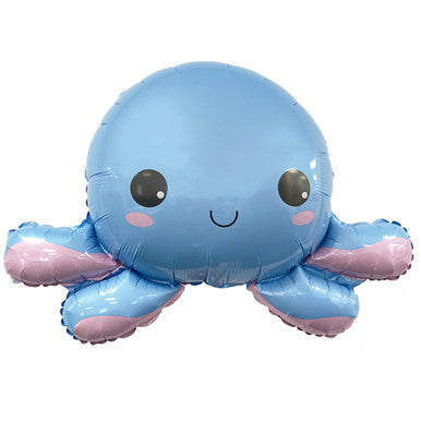 Cute Octopus JR Shape Foil Balloon