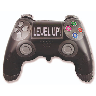 Level Up Game Controller Supershape Foil Balloon