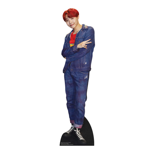 BTS Jhope Red Cardboard Cutout 90cm