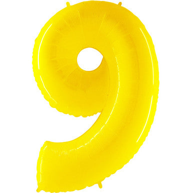 Giant Foil Number Balloon Yellow