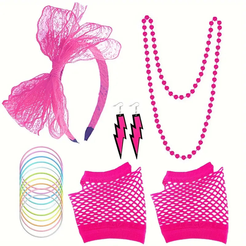 80's Retro Girl Instant Kit Pink