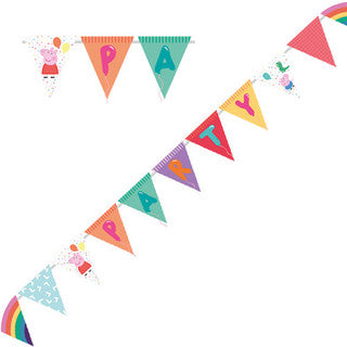 Peppa Pig Pennant Banner Bunting