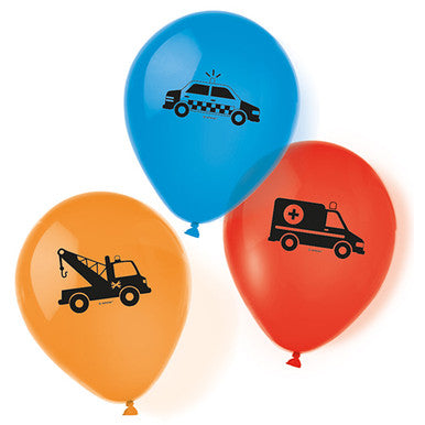 On the Road 11" Latex Balloons 6 Pack