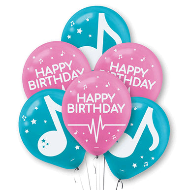 Media Music 11'' Latex Balloons 6pkt