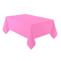 Plain Hot Pink Deluxe Paper Rectangle Tablecloth