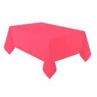Plain Red Deluxe Paper Rectangle Tablecloth