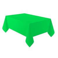 Plain Evergreen Deluxe Paper Rectangle Tablecloth