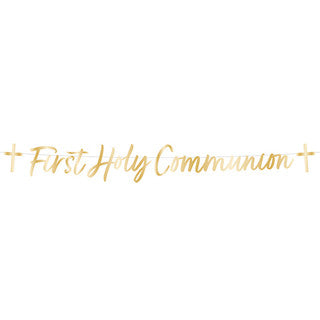 First Holy Communion Day Letter Banner