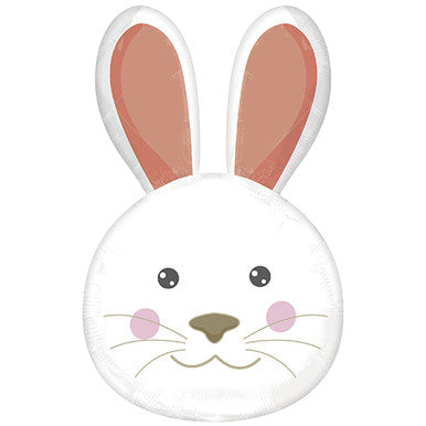 Cutie Rabbit Head Supershape Foil Balloon