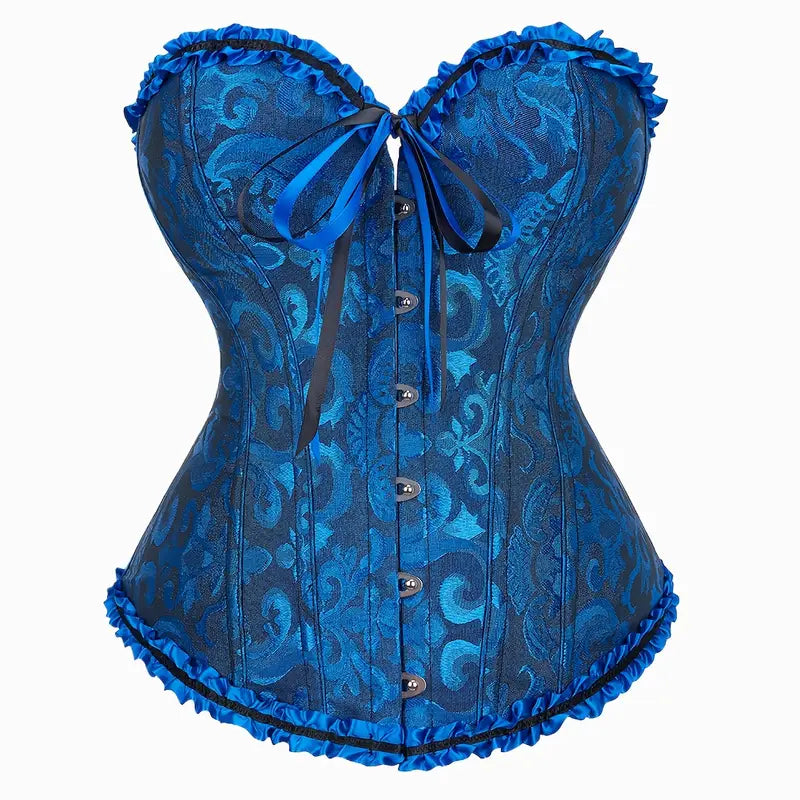 🌟New🌟 Blue Deluxe Lace Up Corset