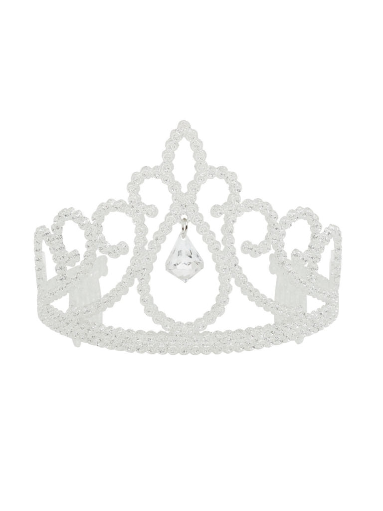 Tiara White Glitter