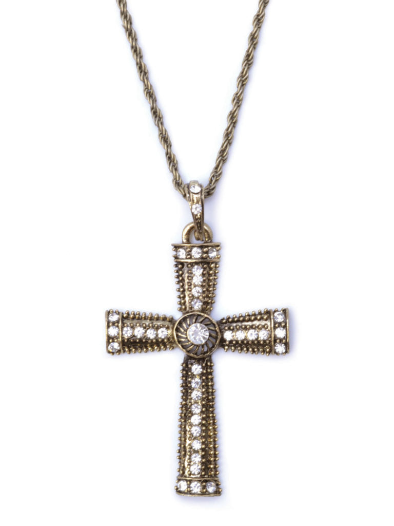 Jewelled Cross Necklace