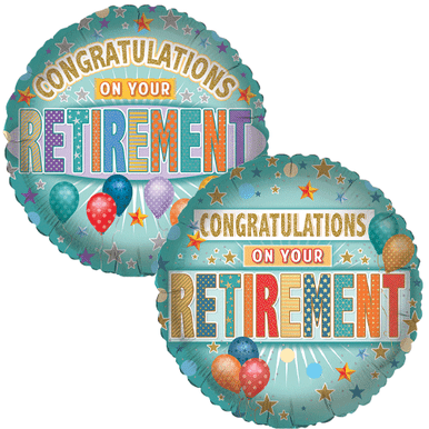 Congratulations on Your Retirement 18" Foil Balloon