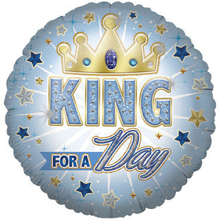 King for a Day Supershape Foil Balloon