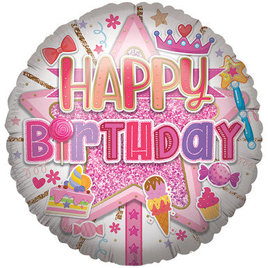 Ice-cream Birthday Shapeshape Foil Balloon