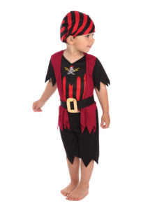 Black Pirate Toddler Costume