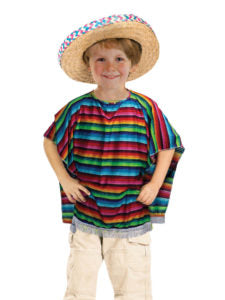 Mexican Poncho Child Costume