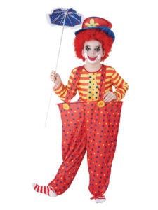 Hooped Clown Child Costume