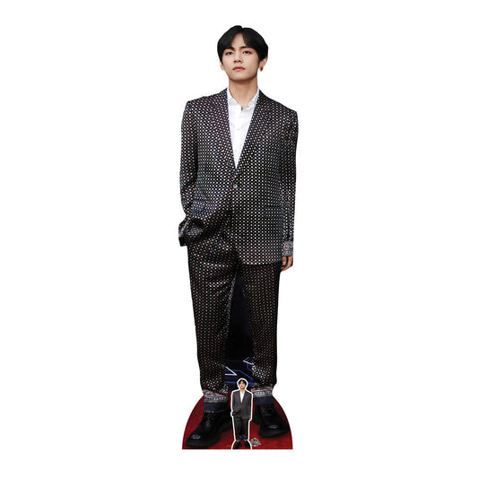 BTS V Check Cardboard Cutout 180cm