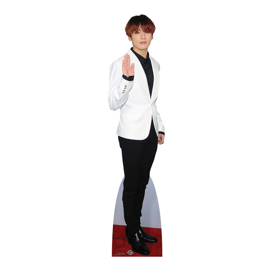 BTS Jungkook White Cardboard Cutout 180cm