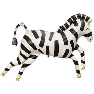 Galloping Zebra Supershape Foil Balloon