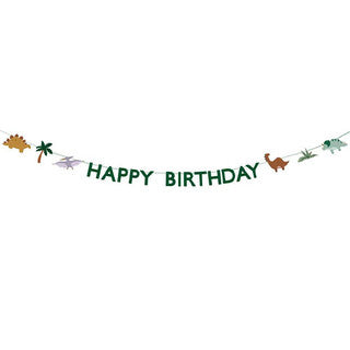 Happy Birthday Dinosaur Blast Banner