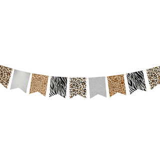 Safari Animal Print Paper Bunting