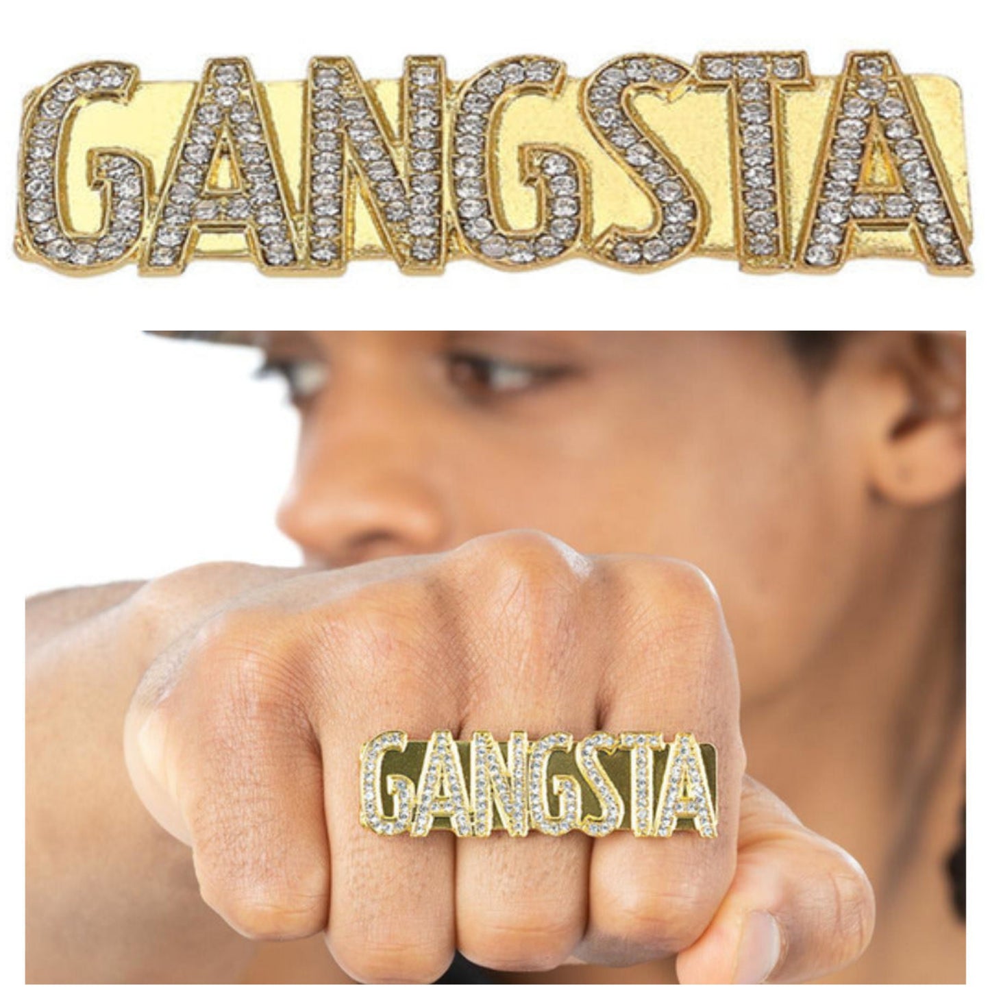 Gangsta Knuckle Ring
