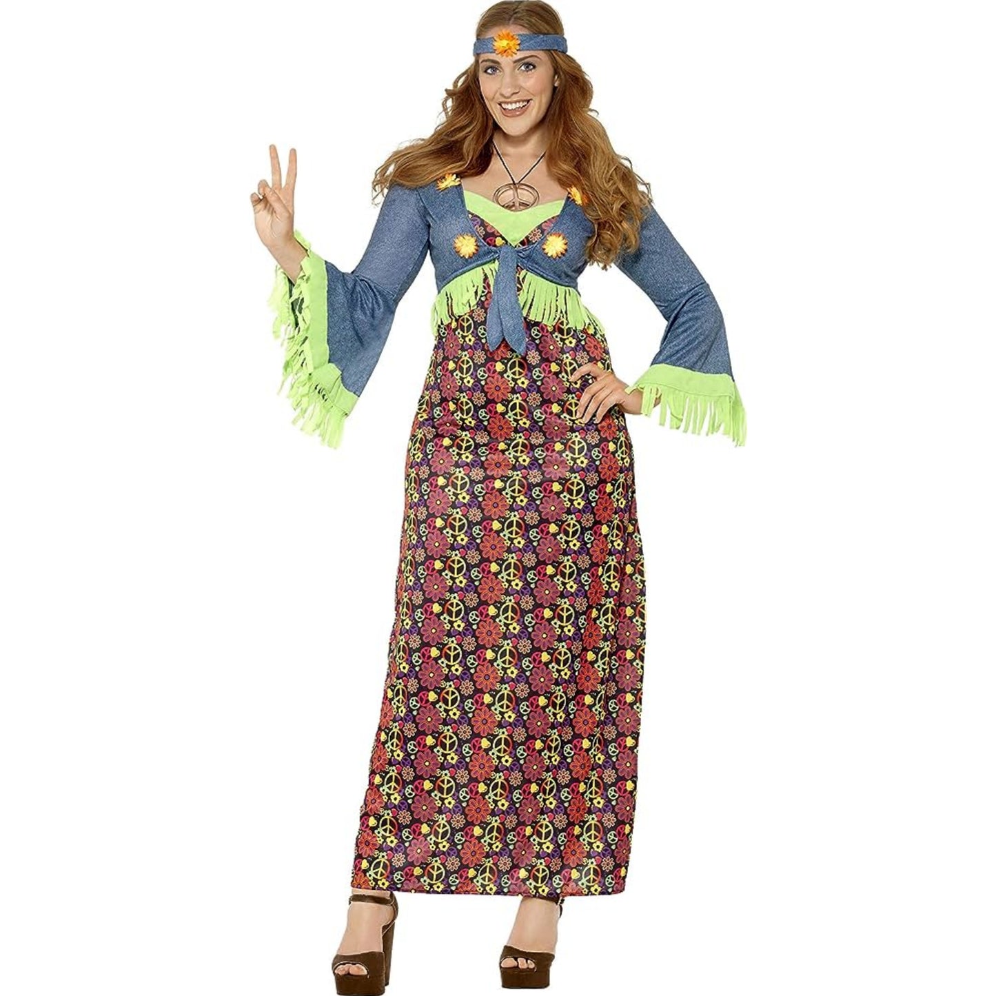 Hippie Curve Lady Costume