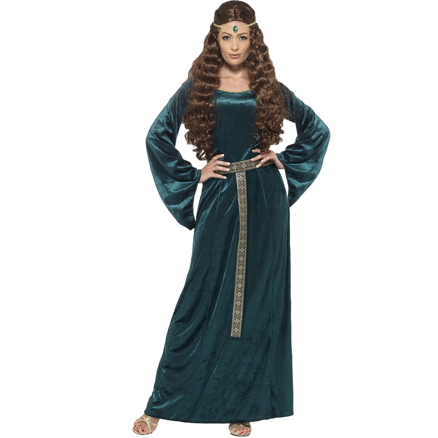 Medieval Maiden Green Costume