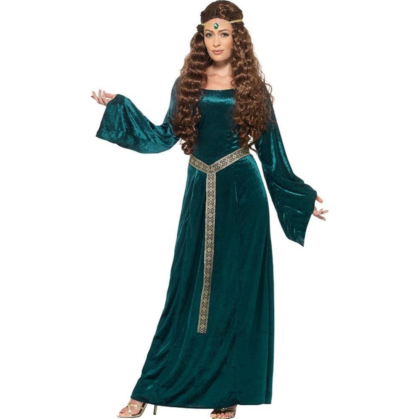 Medieval Maiden Green Costume