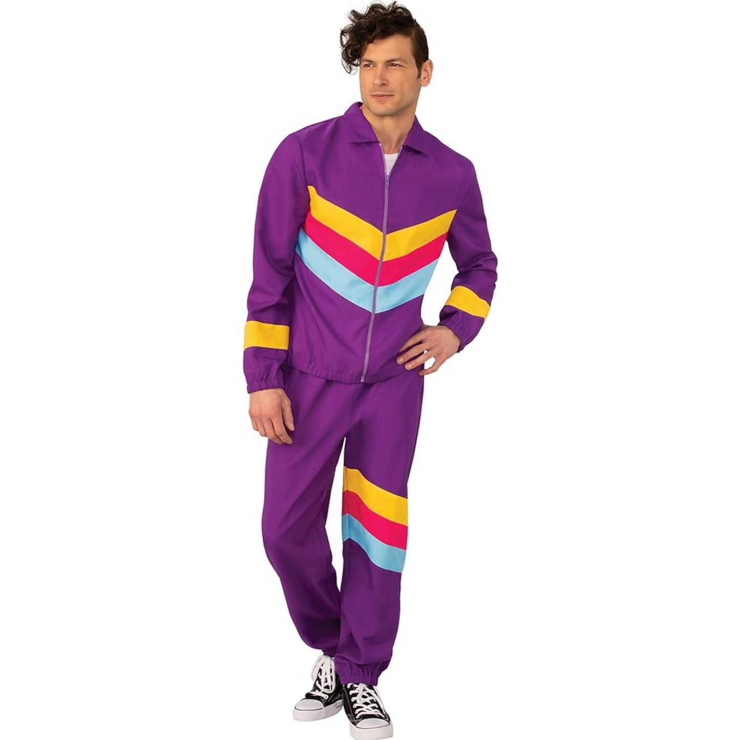 80's Shell Suit Purple Costume