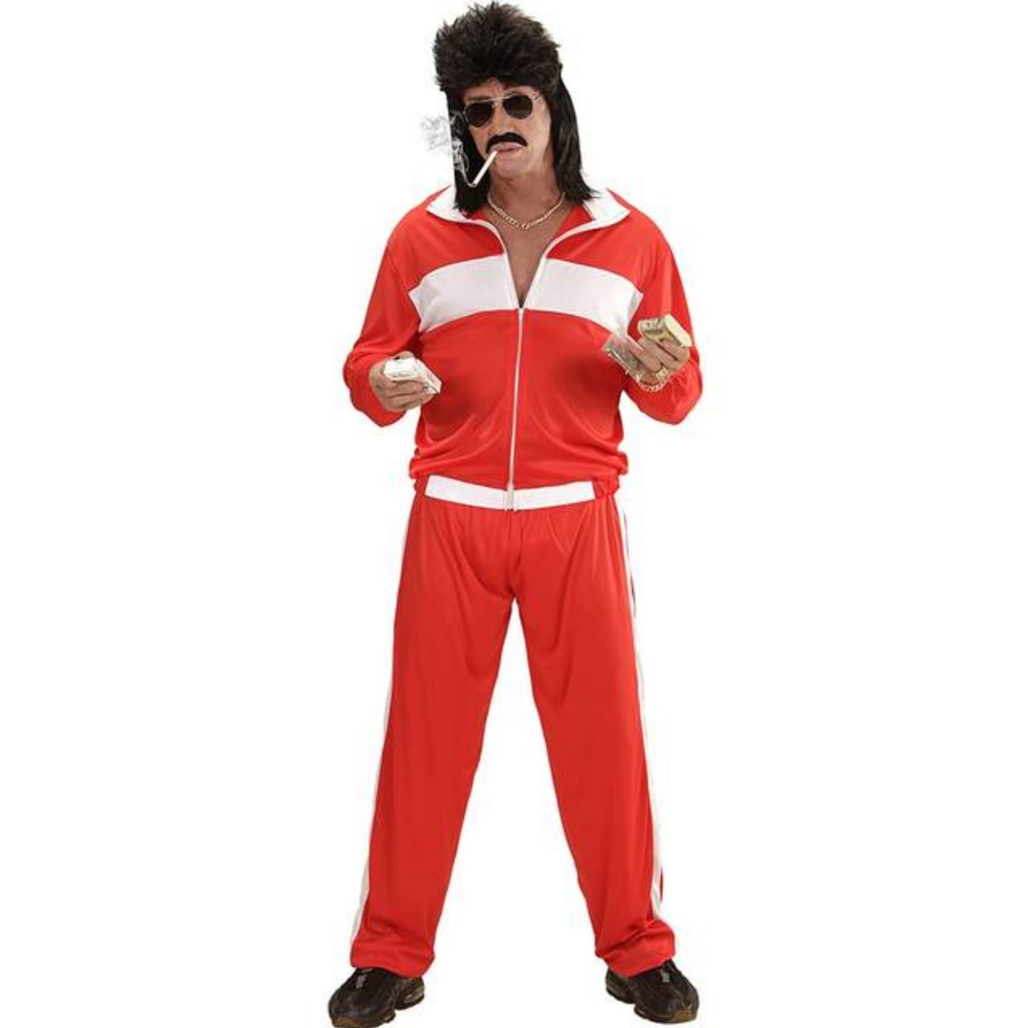 80's Tracksuit Red Costume