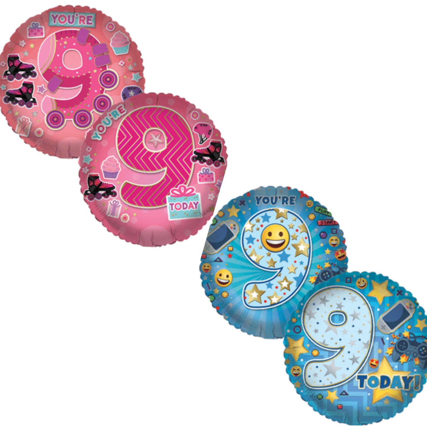 Age 9 Character 18" Foil Balloon